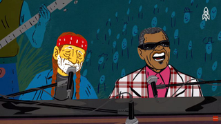 Willie Nelson once played chess with Ray Charles in the dark